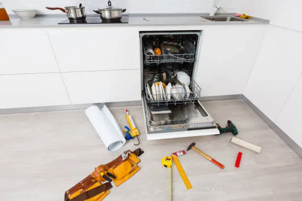 Broken dishwasher need repairing in Salem Oregon